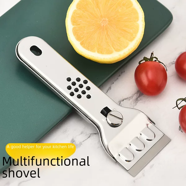 Stainless steel kitchen ventilator cleaning blade multifunctional floor cleaning scraper tile scraper refrigerator ice scraper