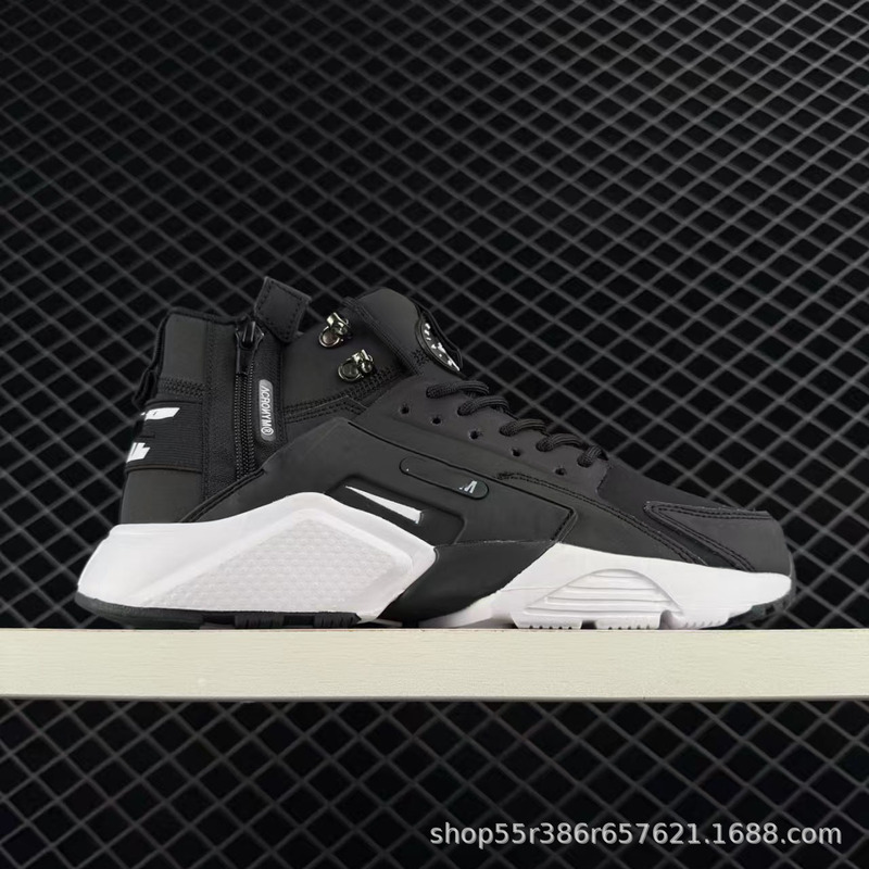 Putian Wallace Zipper Functional Sports Running Shoes Retro High-Top Non-Slip Heightening Thick-Soled Soldier Running Shoes for Men Putian Wallace Zipper Functional Sports Running Shoes Retro High-Top Non-Slip Heightening Thick-Soled Soldier Running Shoes for Men