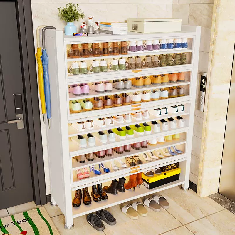 Стальная стойка для обуви 2025 новый домашний шкаф для домашнего использования