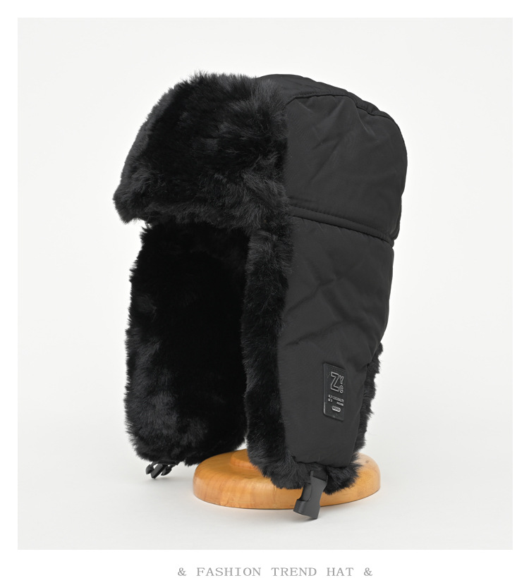 Winter Lei Feng für Männer Frauen, Herbst Winter mit Samtisolierung, Radfahren Ohrenschutz Hut, Outdoor Wandern und_voghion.com