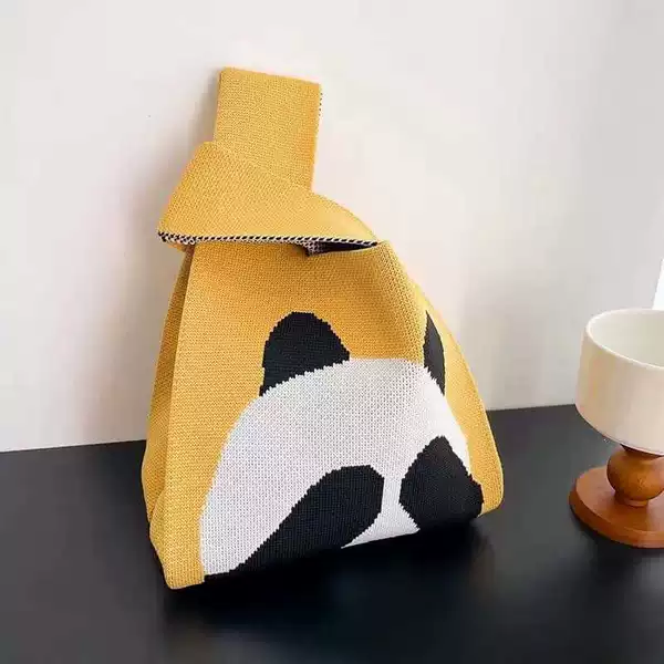 Panda covering face-yellow [90 grams weight]