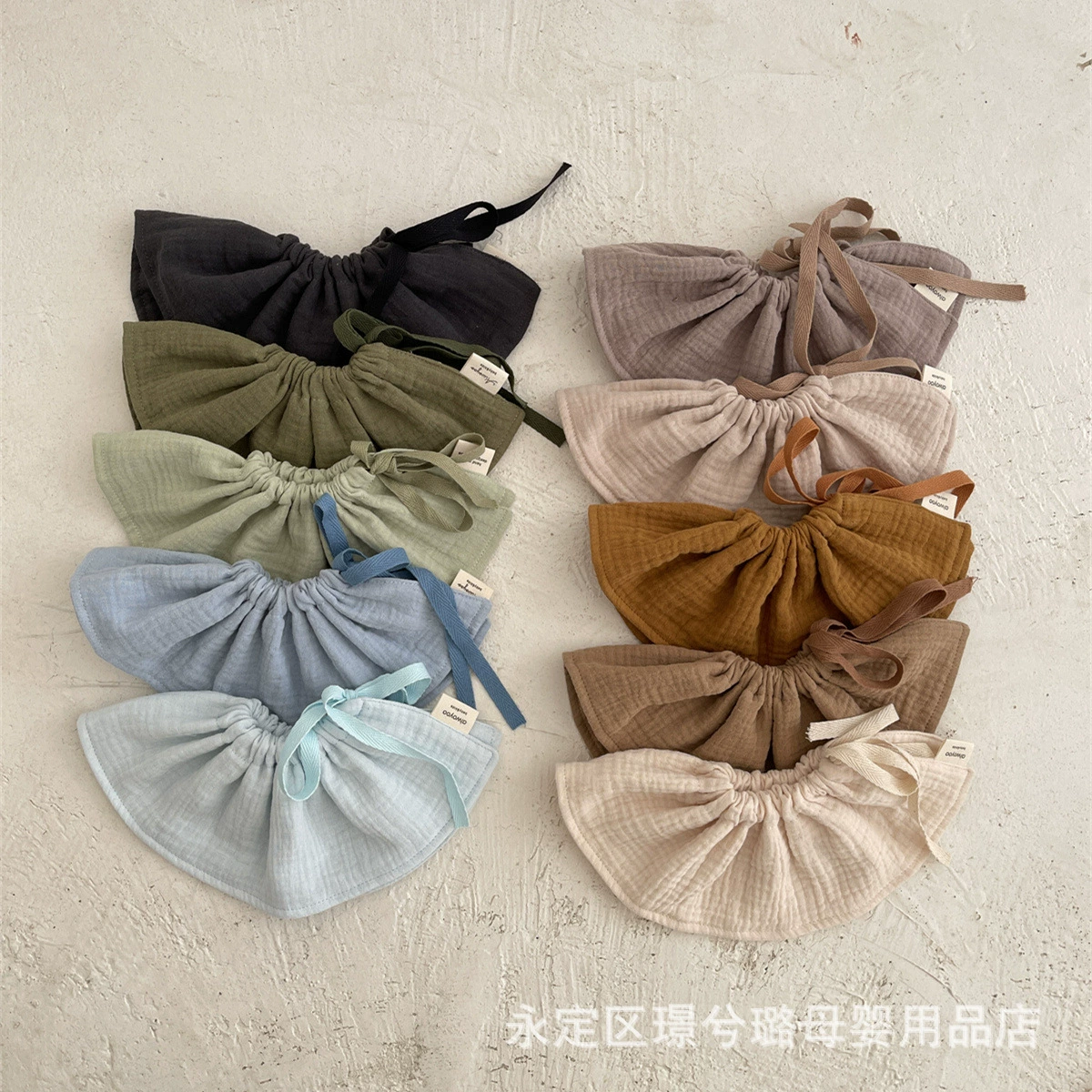 Children's gauze eating bib