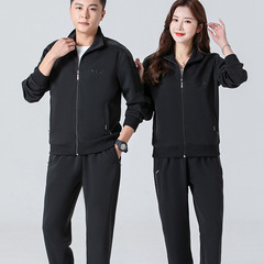 Mom and Dad, Couple Set, Spring and Autumn Zip Hoodie Pants Set, Unisex Long Sleeve Casual Clothing