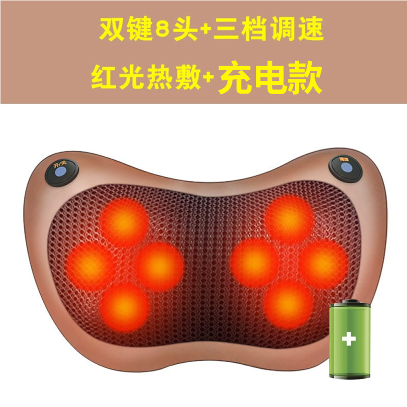 クロスボーダー知能肩頚椎マッサージ器頚部多機能家庭用電動ヘッド車載枕メーカー直販|undefined