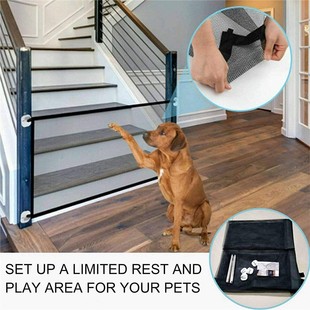 Pet Fence Household Car Window Balcony Safety Protection Fence Isolation Net Portable Folding Dog Isolation Fence