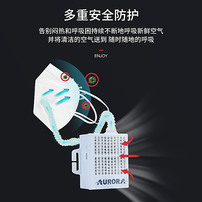 爆款 KN95净化过滤器 AM99送鲜风空调口罩 防尘防雾霭PM2.5便携式