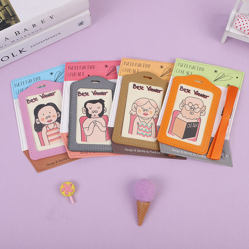 cute polyurethane card holder
