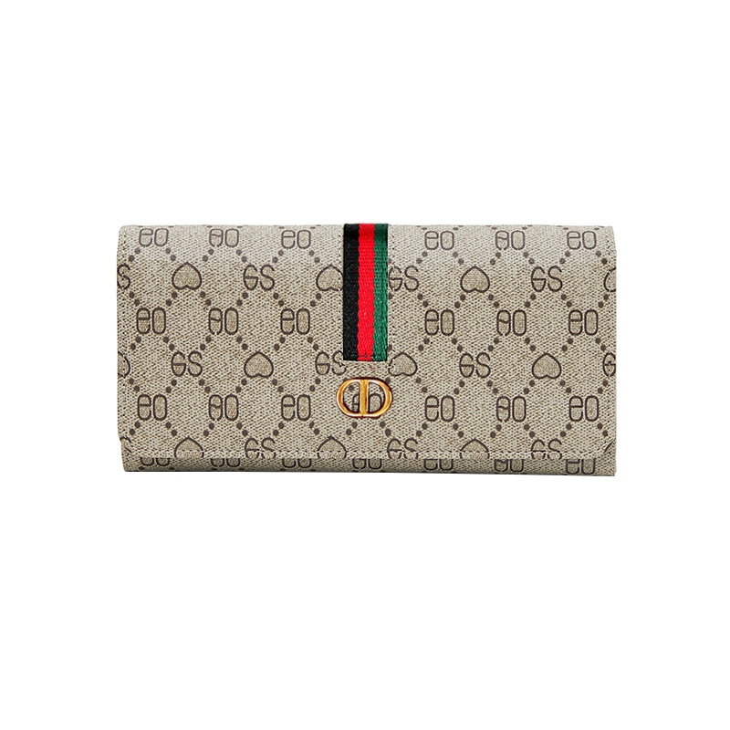 Long wallet, fashionable shoulder bag, folding universal card holder, 2023 collection