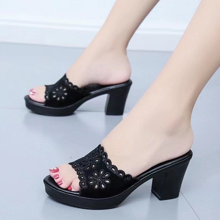 Women's Basic Solid Color Open Toe Fashion Sandals display picture 5
