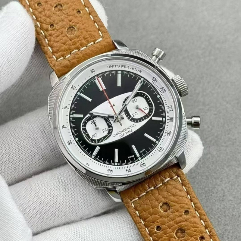 2026 Classic Fashion New Cross-Border Fashion Professional Sports Century-Old Vk Quartz Chronograph Men's Watch Direct from Manufacturer