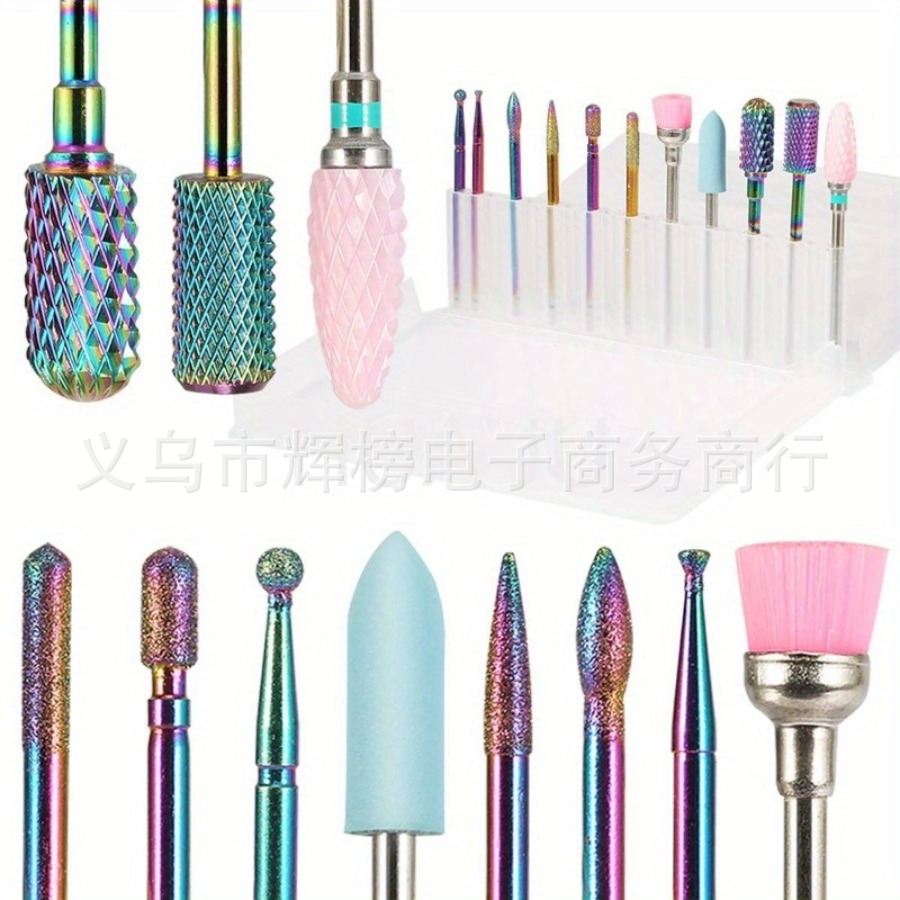 Juego de cabezal de pulido integrado para principiantes de uñas