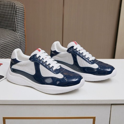 European brand P's shoes: patent leather mesh breathable shoes, light luxury, fashionable, casual, versatile round-toe sneakers European brand P's shoes: patent leather mesh breathable shoes, light luxury, fashionable, casual, versatile round-toe sneakers