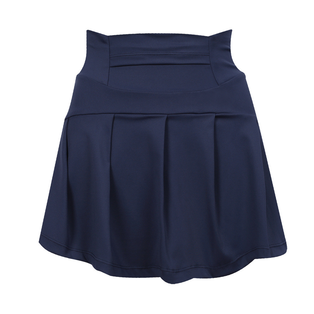 Falda de tenis de nailon estilo Lulu, de alta elasticidad, de seda helada, fina, transpirable, antiexposición, para yoga y deportes, para mujer.