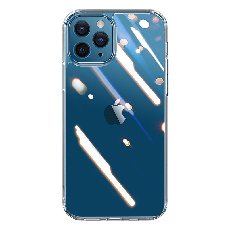 Funda para teléfono móvil con botón inteligente para nuevo Apple 16pro acrílico transparente 13pro todo incluido Funda dura iPhone15