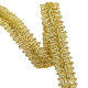 Herringbone gold centipede lace 1.4cm wide gold and silver ribbon clothing accessories a card 13 meters spot