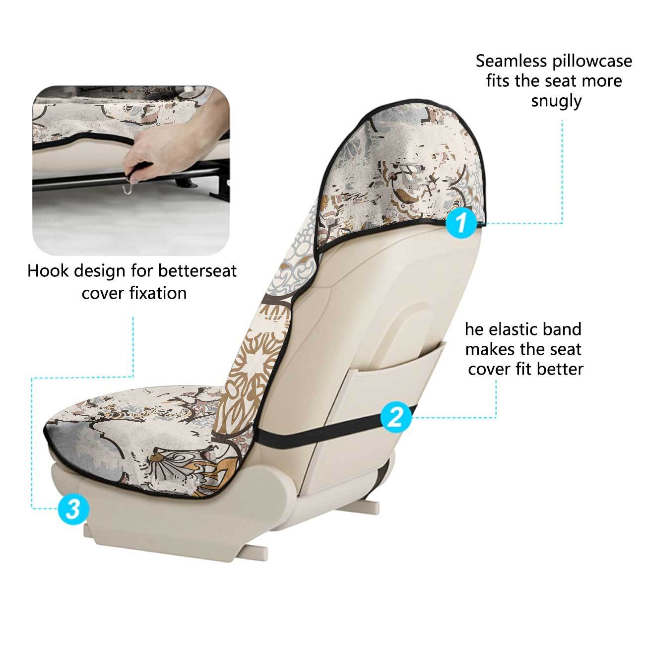 Car seat towel cover front seat protector suitable for gym and exercise, universal for all seasons, car use 76