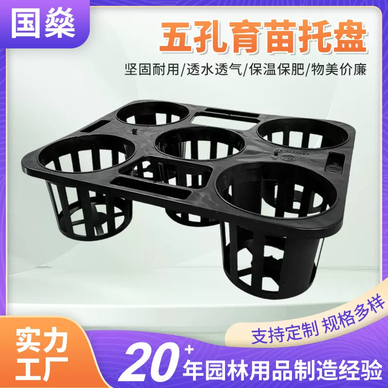 五孔批发多肉植物塑料托盘 批发塑料周转盘 花艺花盆托盘