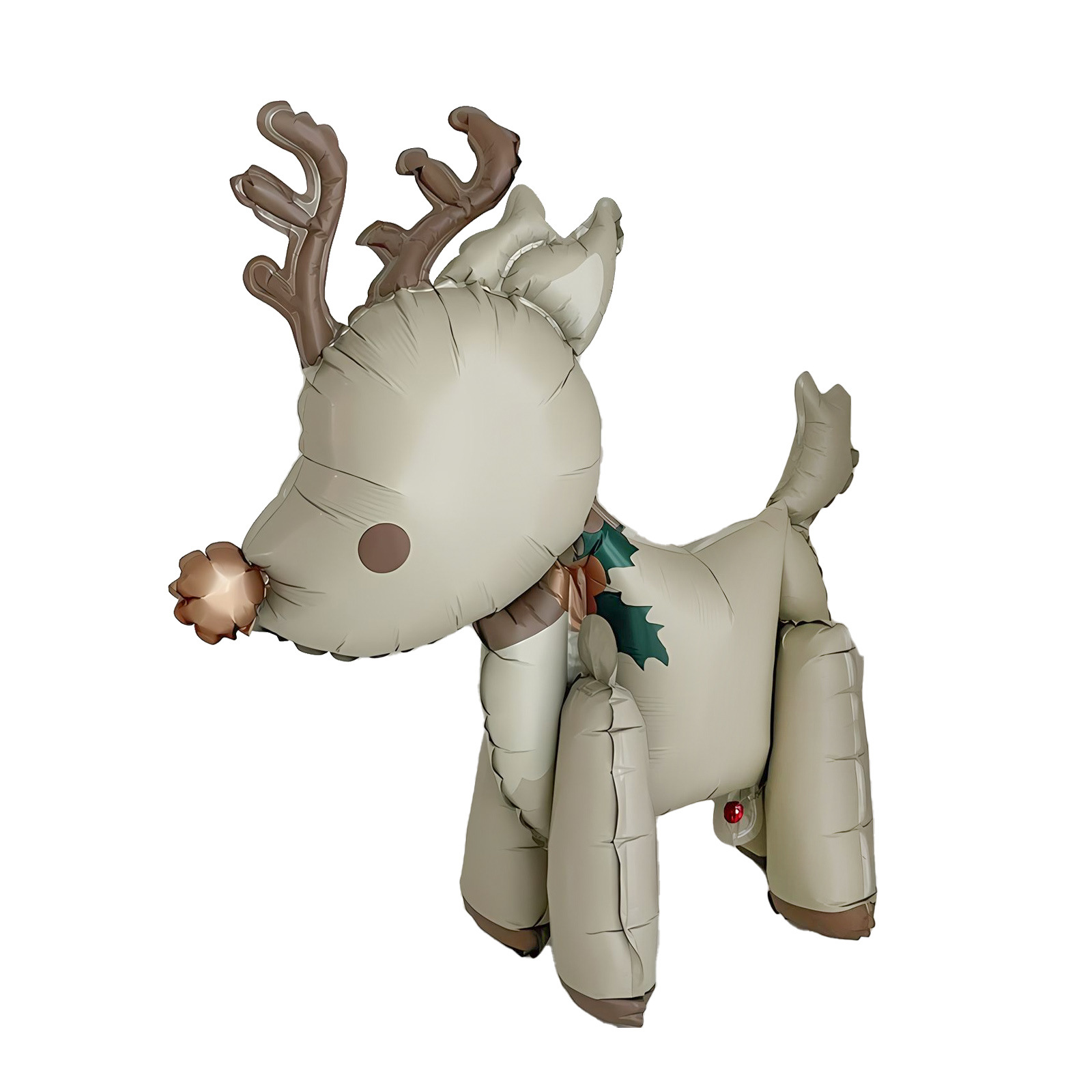 Navidad transfronteriza Papá Noel muletas alce copo de nieve muñeco de nieve dibujos animados globo de película de aluminio fiesta de Navidad bola decorativa image 36