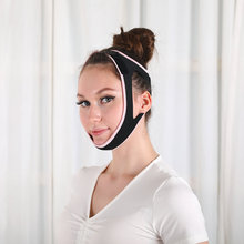 蓝色（二代包边）止鼾带打呼面罩儿童成人呼吸矫正器v脸绷带定制