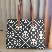 外贸批发tb女包牛皮压花托特包潮流时尚大容量真皮购物袋手提斜挎