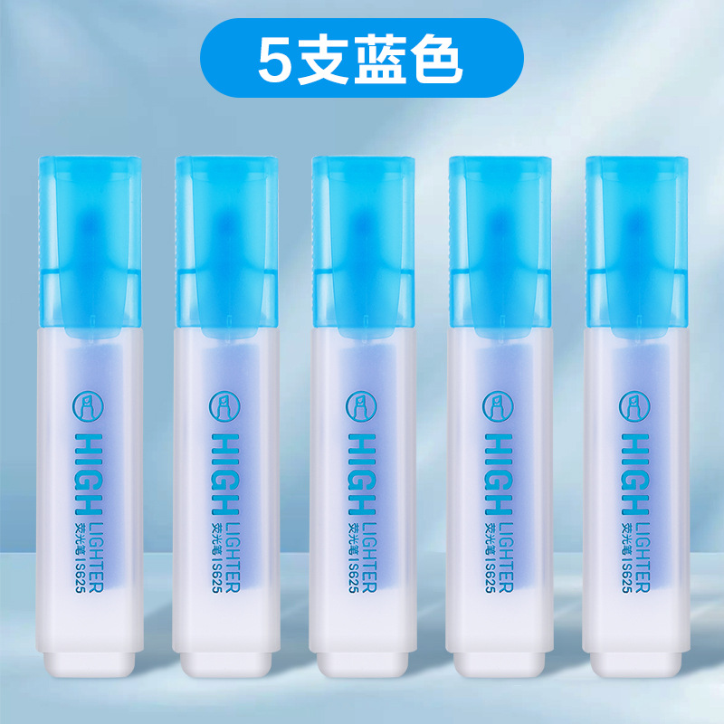 Deli / Dely Highlight Stud Papelería marcador de trazos clave para tomar notas de bolígrafo de contabilidad puntero S625