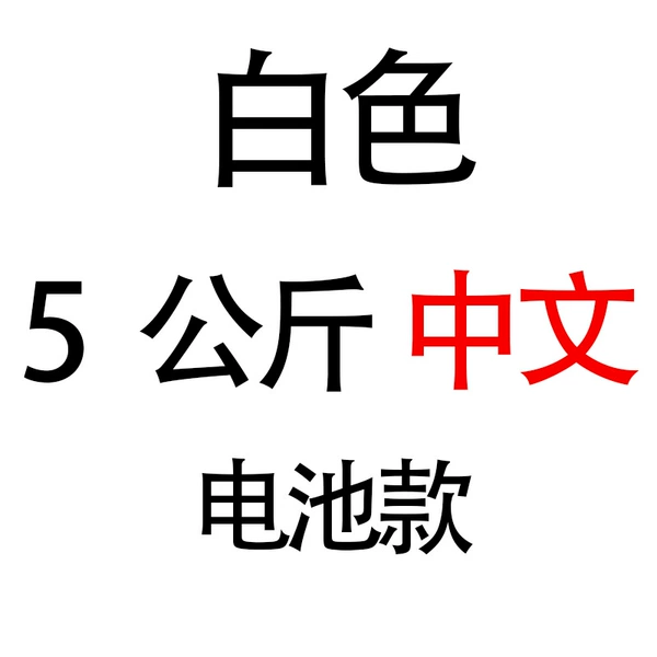5KG Chinese battery model white