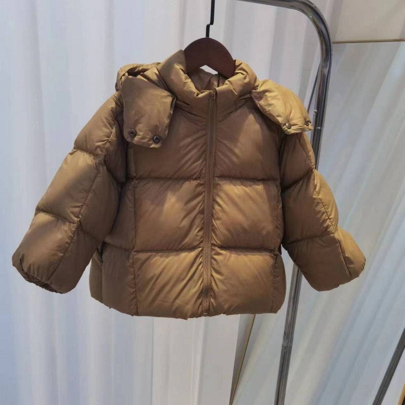 Mother & Kids Children's winter short down jacket comfortable and warm boys and girls ultra lightweight down jacket thick 90% white duck down jacket_voghion.com