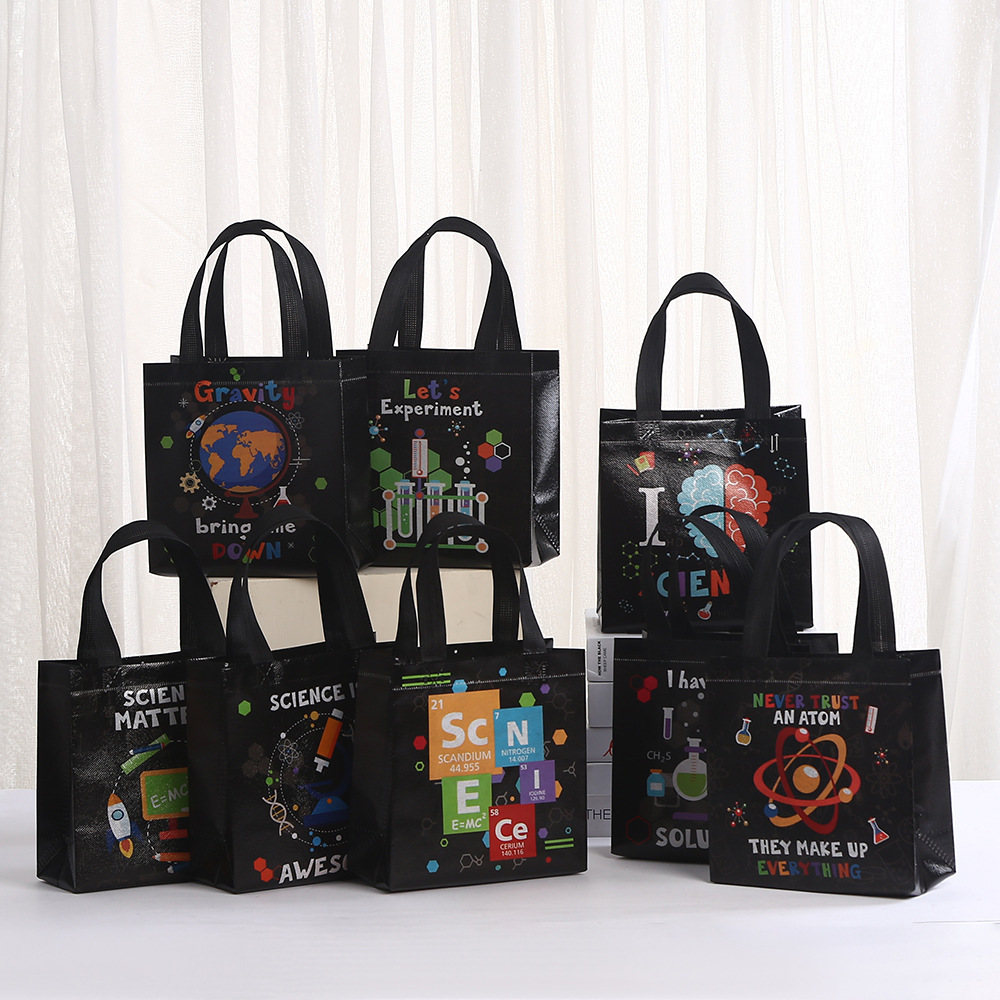 防水外卖袋批发商场包装袋印花手提袋购物学科派对礼品袋无纺布袋