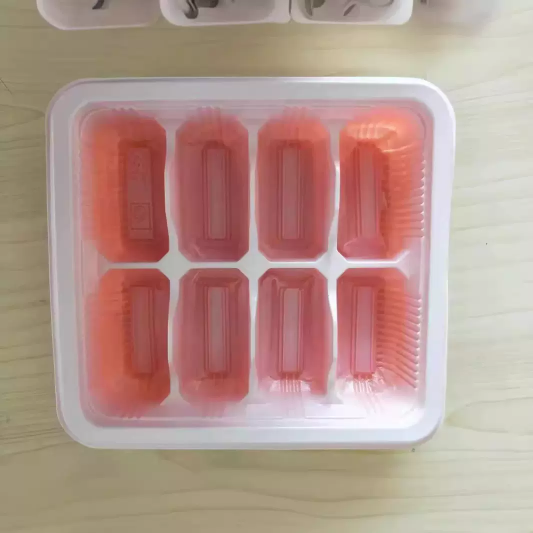 一次性水饺外卖打包盒带盖 水饺盒8格10格带盖外卖盒