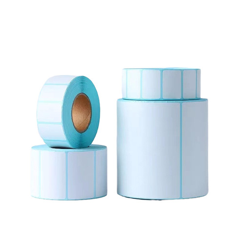Three-proof thermal paper 40x80 self-adhesive thermal label paper clothing tag QR code barcode printing paper sticker