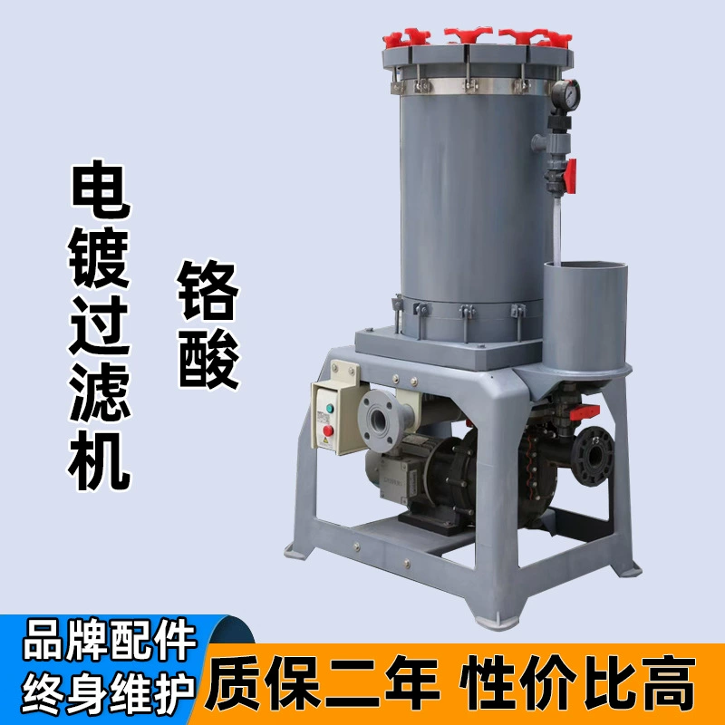 Хроматный гальванический фильтр из ПВХ PVDF никелированный медный фильтр для очистки сточных вод небольшой химический жидкий фильтр устойчивый к кислотам и щелочам