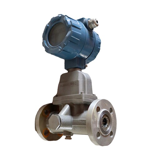 Smart Spiral Vortex Flow Meter Aluminum Stainless Steel LUX Natural Gas Hydrogen Oxygen Meter