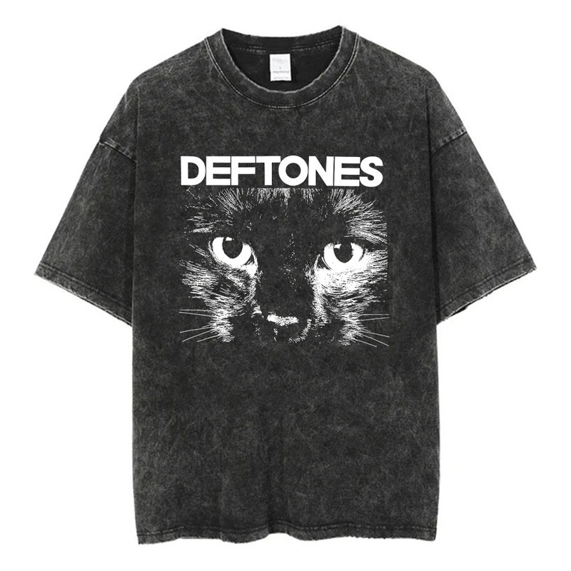Deftones Band Diamond Eyes Music Album Cover T-Shirt Metal Rock Clothes Cotton Retro Short-Sleeved t
