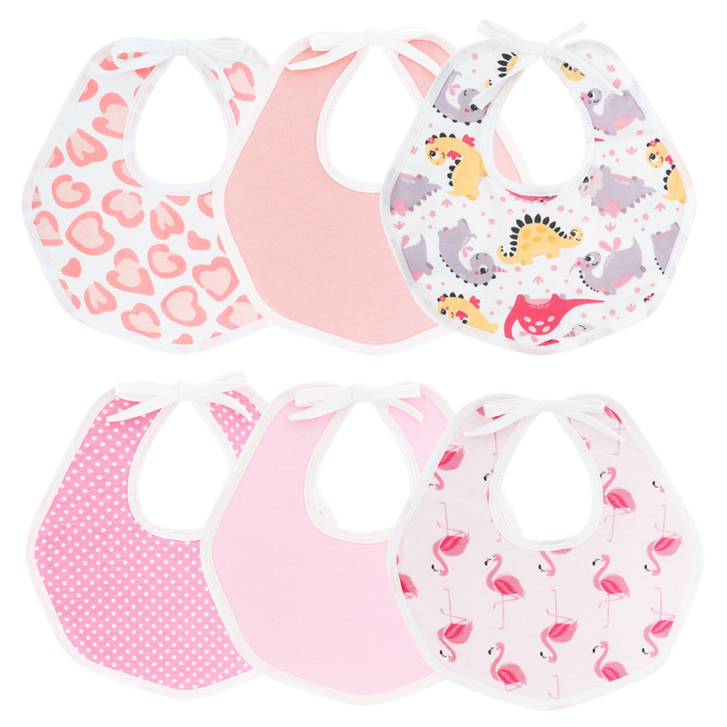 Cross-Border New Foreign Trade Baby Saliva Towel for Men and Women, Newborn Bib, Infant Waterproof Saliva Bag, Pure Cotton Bib