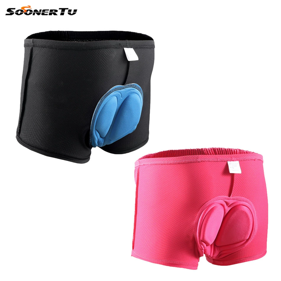 Фабрика в наличии Amazon Новое нижнее белье для верховой езды на горном велосипеде Утолщенная силиконовая подушка Губка Шорты Мужские
