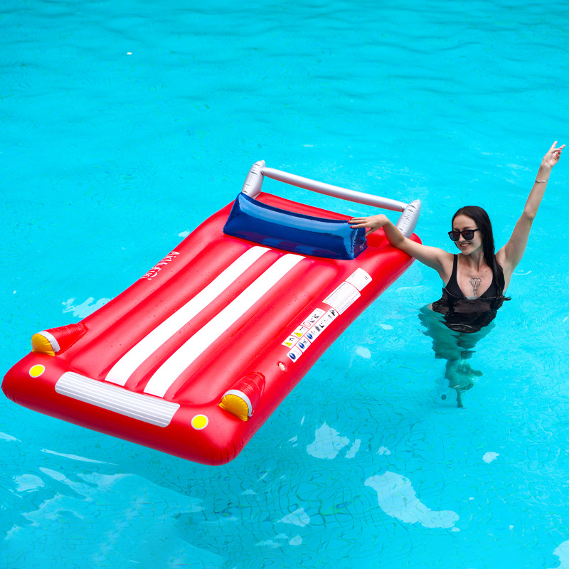 AMF | Fila flotante de agua Adulto Red fila flotante de cactus fila flotante doble fila flotante niños fila flotante inflable