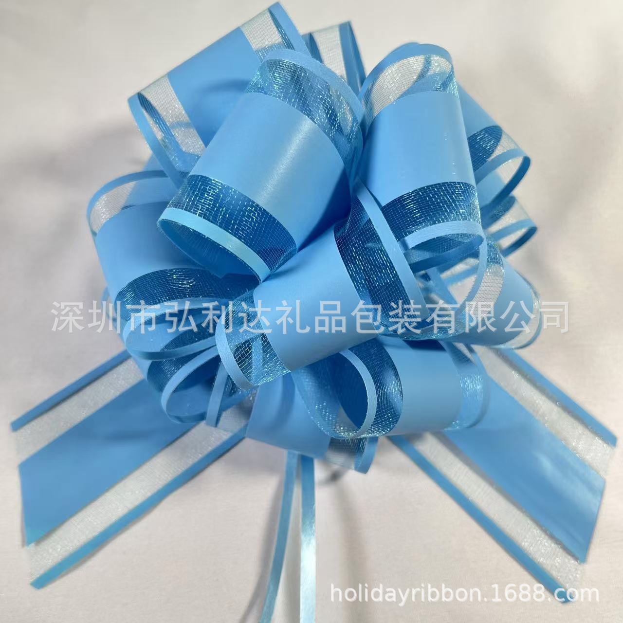 Transfronterizo Amazon 50 # Suya flores de Navidad decoraciones de flores de cinta de dibujo de flores en forma de bola mano en stock