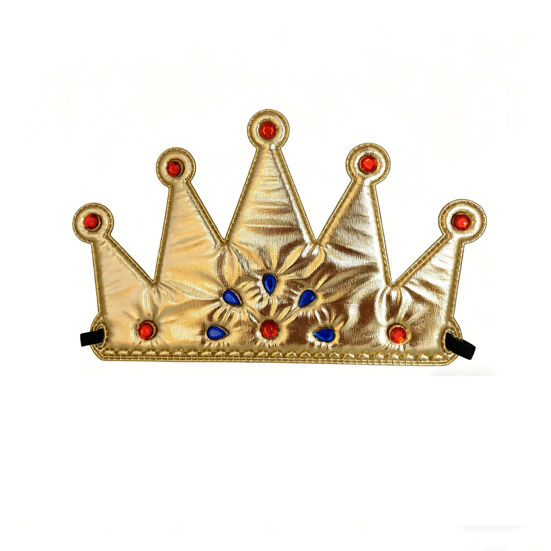 King's Crown Princess Prince Fabric Hat Prop Gold Headwear Cosplay Costume Children's Birthday Party_voghion.com