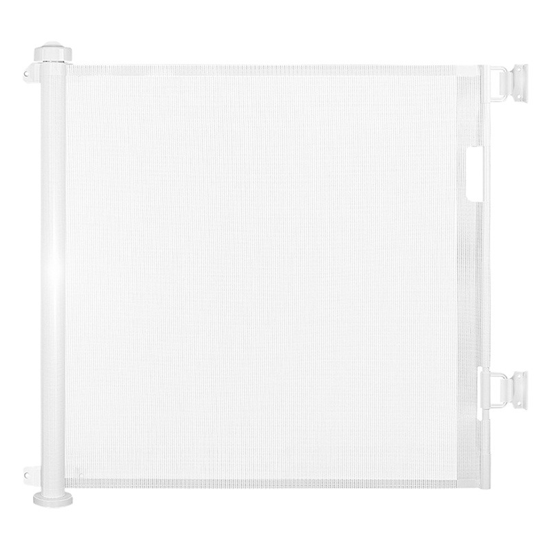 Valla de seguridad retráctil para niños y mascotas, barrera extensible para escaleras y hogar