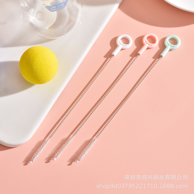 Baby Sipper Cleaning Brush Bottle Brush Cleaning Sipper Brush 304 Stainless Steel Brush Household Stainless Steel Test Tube Brush