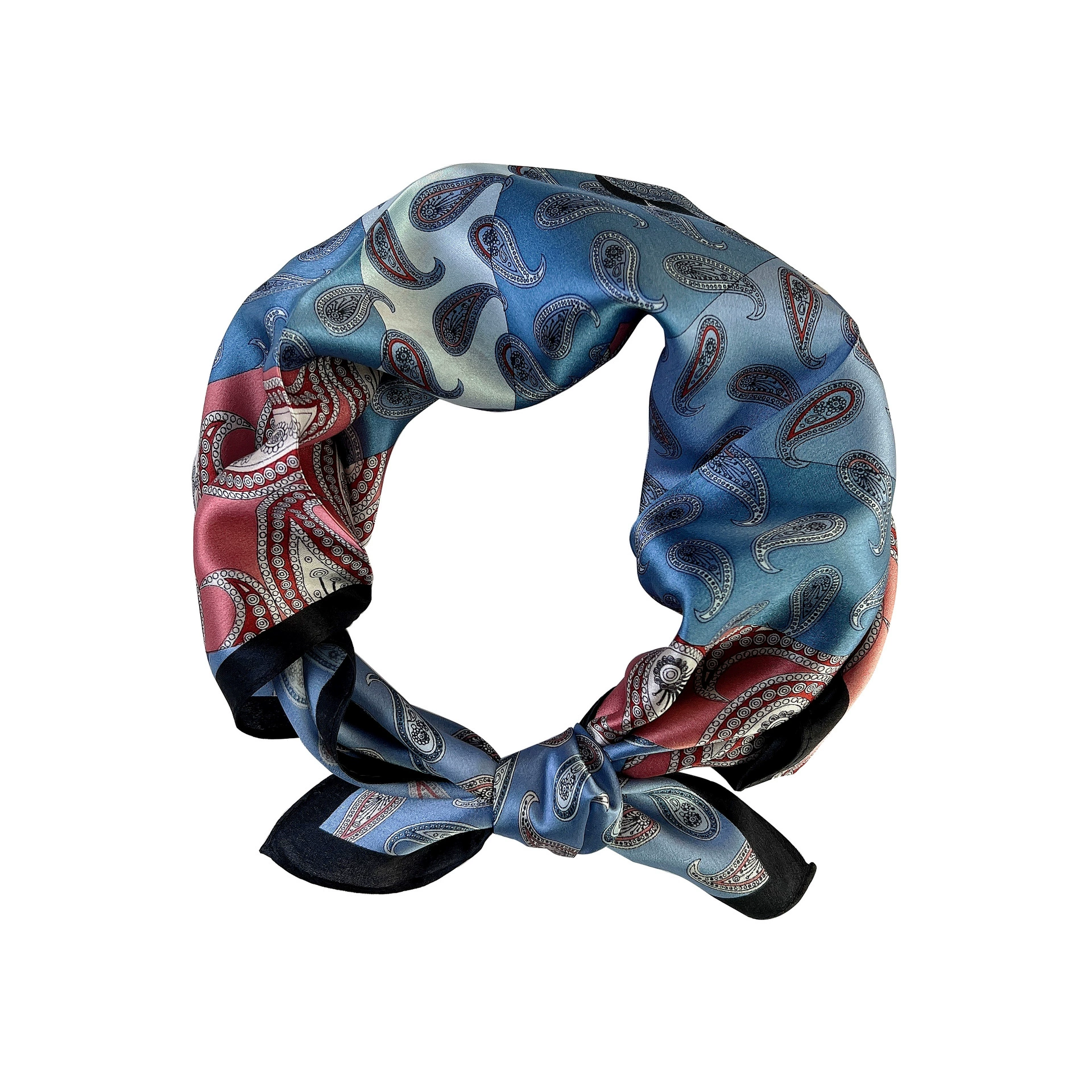 Silk fashionable handkerchief, trend neckerchief, scarf, Korean style