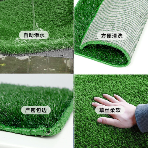 Dog toilet lawn large pet pee pad training fixed-point defecation pot manufacturer of medium and large dog pee pots
