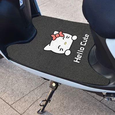 Electric vehicle foot mat – Mud Scraping and Dust Removal Anti-skid Mat - hello-cute-2540cm-delectangular-shape-can-be-cut-by-yourself