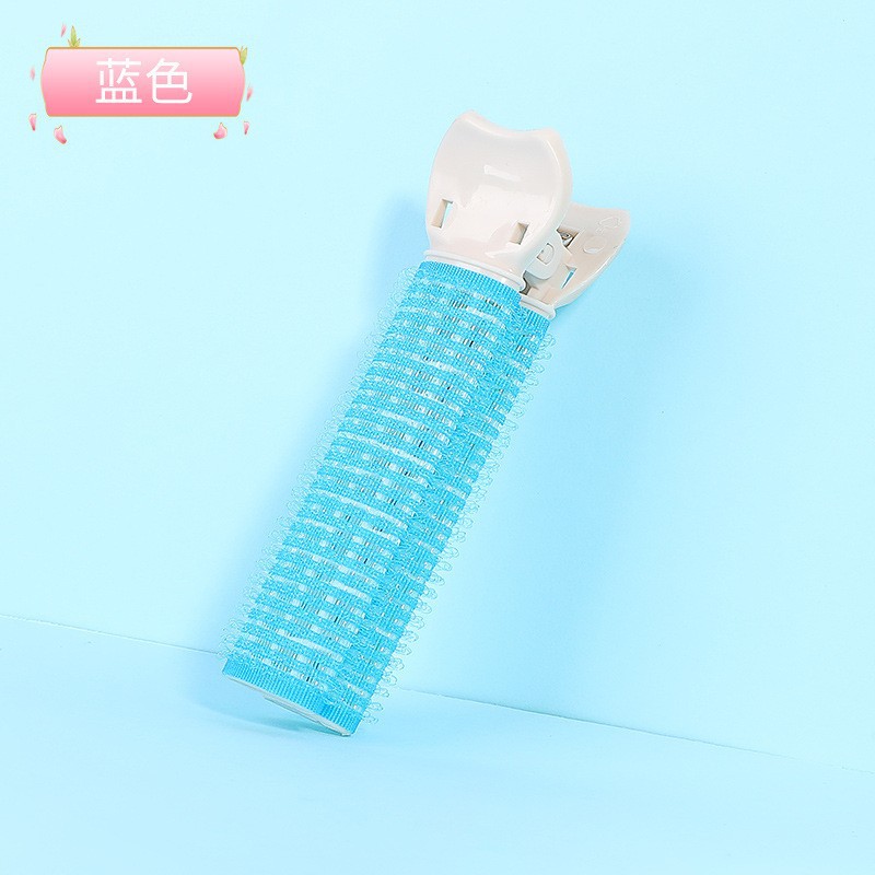 앞머리 푹신한 클립 블루