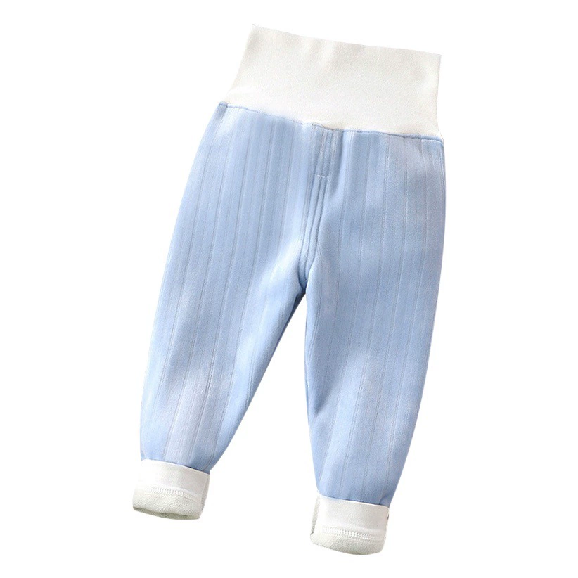 Детские теплые штаны Детские осенние штаны на флисовой подкладке Осенне-зимние утолщенные штаны для мальчиков с высокой талией Детские пижамные штаны с низом