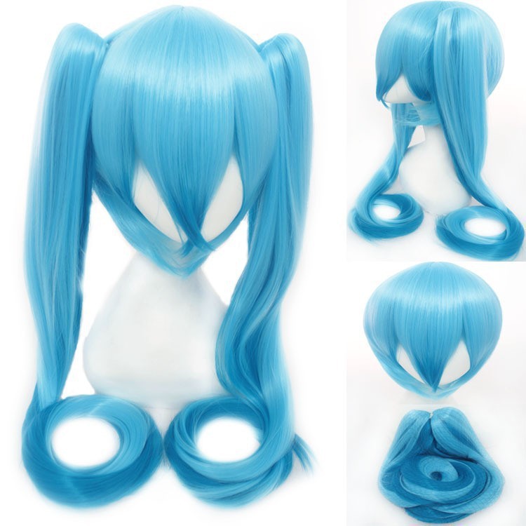 Peluca de anime cosplay pelo Hatsune Miku pelo flor de ciruelo Qianben Sakura clip de boca de tigre de anime punto de fábrica