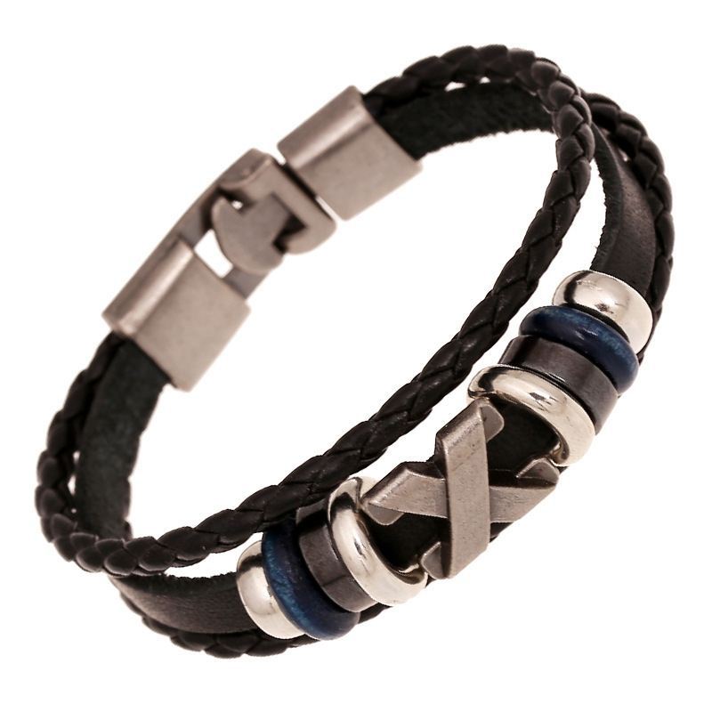 Retro Jewelry Men Bracelets Charm Simple...