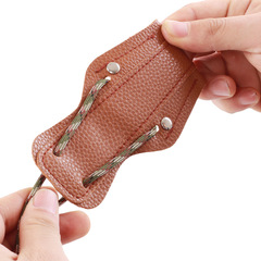 Cross-border sourcing recurve bowstring installation tool, brown leather bowstring, bowstring installation aid, lower string, arrow shooting accessories