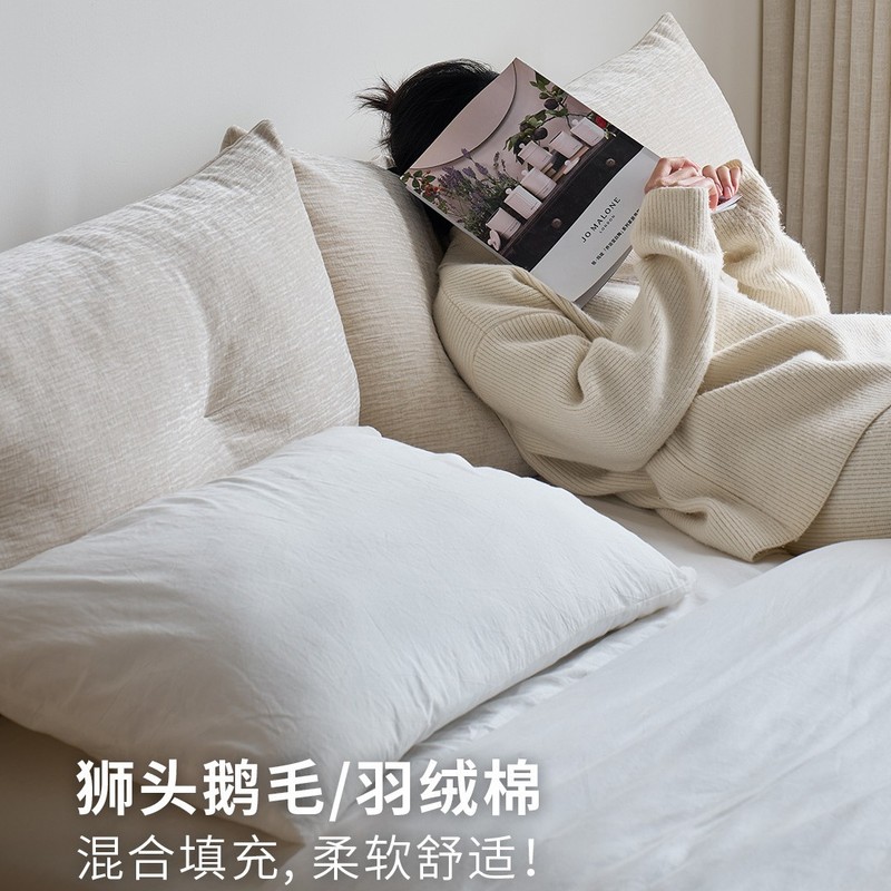 欧包布艺床 法式奶油风卧室双人软包床可拆洗落地主卧大床|undefined