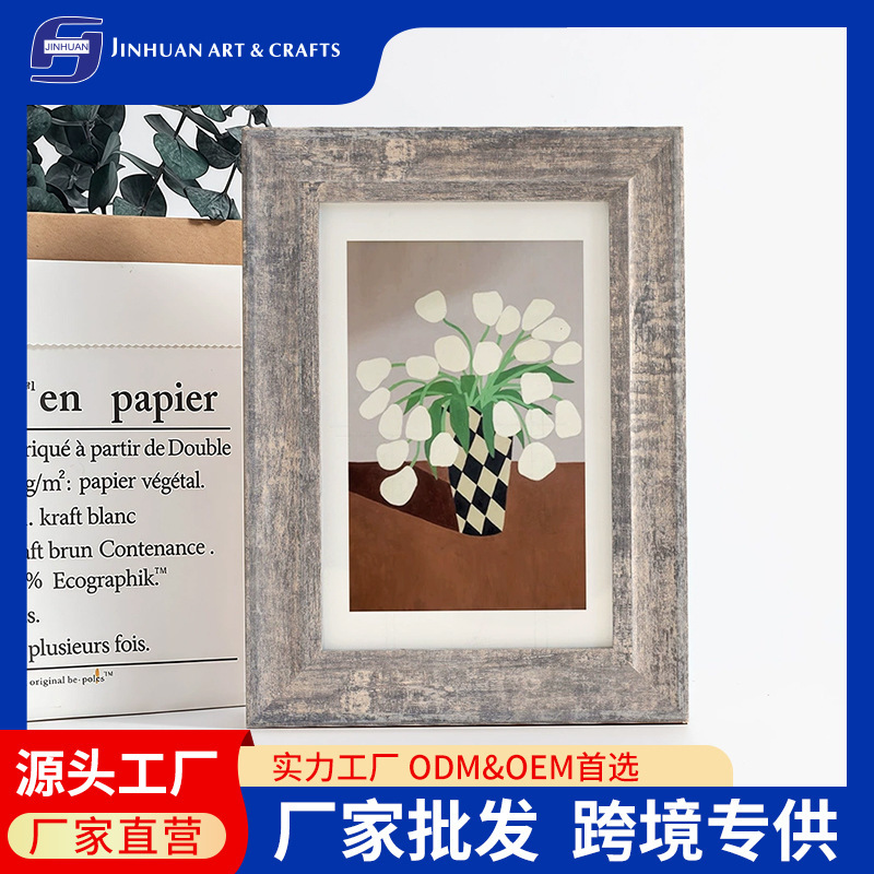 European-Style Vintage Wooden Photo Frame for Tabletop or Wall Hanging, 5678inch A4 Empty Frame, Oil Painting Outer Frame, Portrait Frame Wholesale European-Style Vintage Wooden Photo Frame for Tabletop or Wall Hanging, 5678inch A4 Empty Frame, Oil Painting Outer Frame, Portrait Frame Wholesale